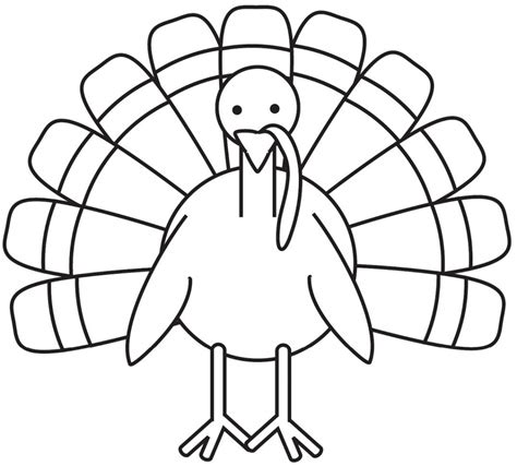 21 Trace A Turkey Free Coloring Pages