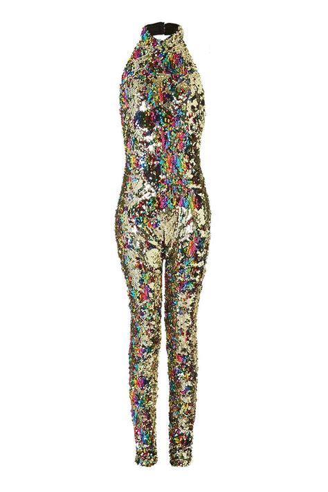 Rainbow Gold Catsuit By Jaded London Topshop Outfit Fashion Catsuit