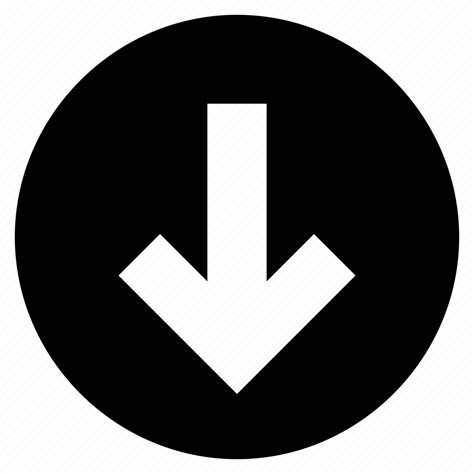 Arrow Down Download Downloading Sign Downward Icon Download On