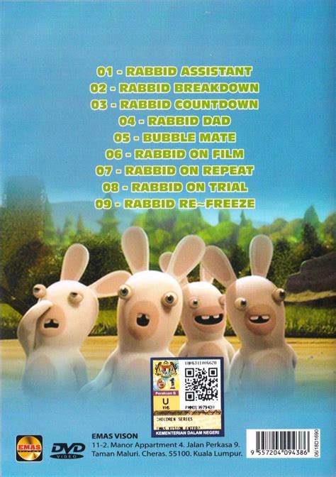 Kids Animation Dvd Rabbids Invasion Season 3 Vol12 All Region Free