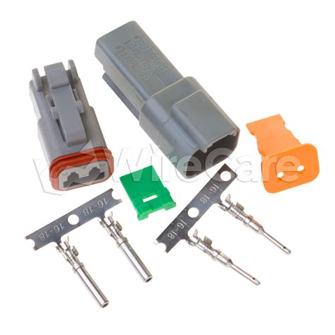 Deutsch 2 Pin Male And Female Connector Kit