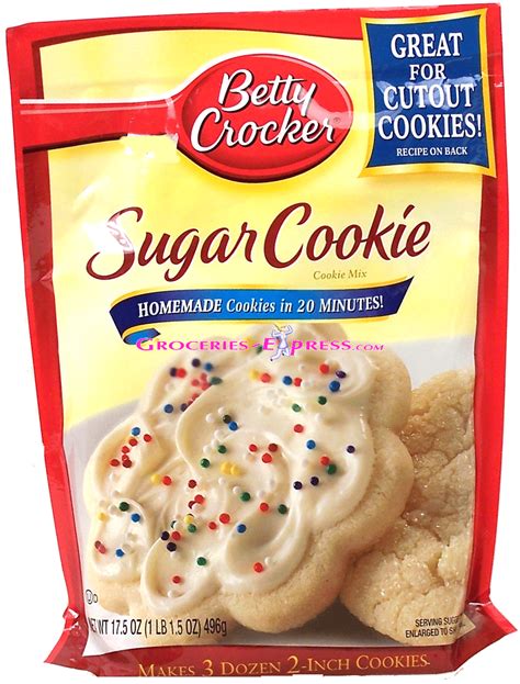 Betty Crocker Sugar Cookie Mix AriaATR Com