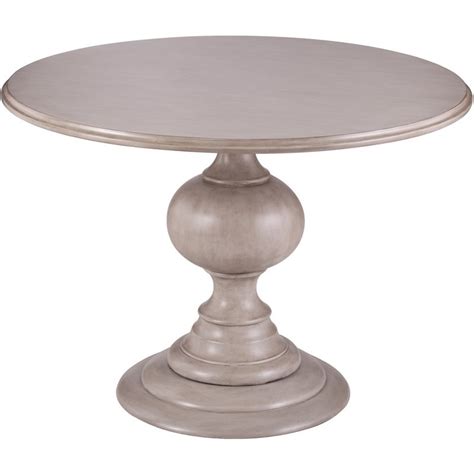 Southern Enterprises Brandsmere 42 Round Wooden Pedestal Dining Table