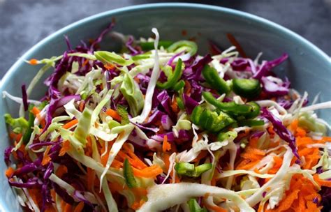 Cabbage Slaw With Peanuts And Sesame Seeds For A Digestive Peace Of