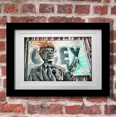 They Live Art Print John Carpenter 80s 90s Movie