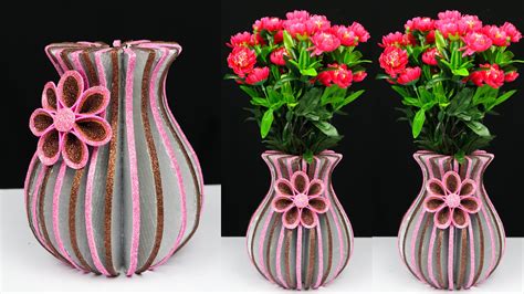 How To Make A Flower Vase At Home Sb Crafts