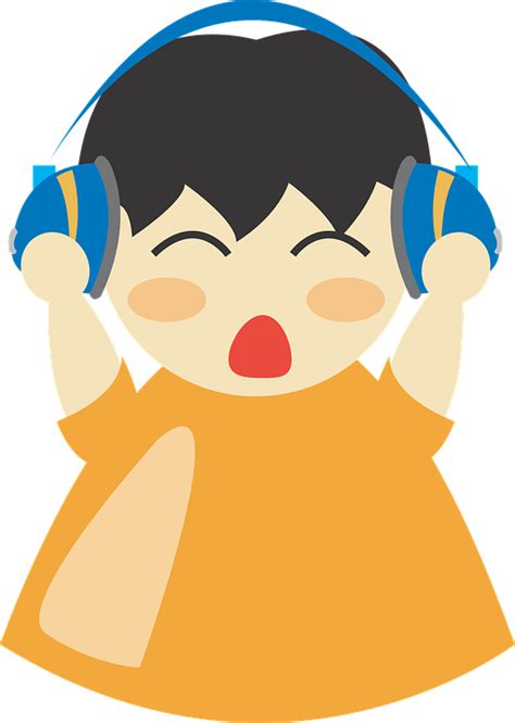 Free Vector Graphic Earphones Boy Headphone Free Image On Pixabay