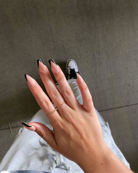 Black French Tip Acrylic Nail Designs The Top Countries Of Suppliers