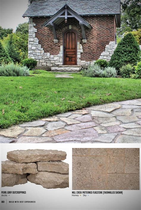 Dream Home Outdoor Patio Stacked Stone Veneer Facade Stone Walls