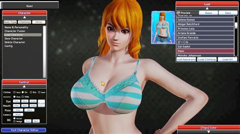Nami One Piece Honey Select Card Character Mod Youtube