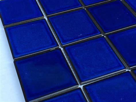 Shop online 24/7 mexican tiles and talavera murals for kitchen backsplash and bathroom wall. Cobalt Blue Tile | Mosaic Tile Walls Floor Backsplash ...