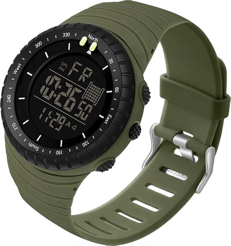 buy mens digital watch waterproof sports military watch tactical watches for men wrist watch big