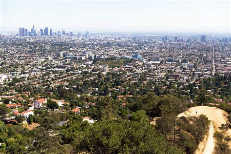 Elevated View Of Urban Sprawl Los Angeles California Usa Digital Art