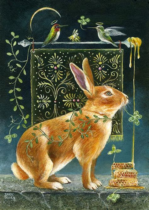 Noph By Janie Olsen Bunny Art Whimsical Art Rabbit Art