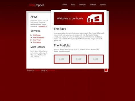Plantilla HTML CSS Gratuita Redpepper Plantillas HTML Gratuitas
