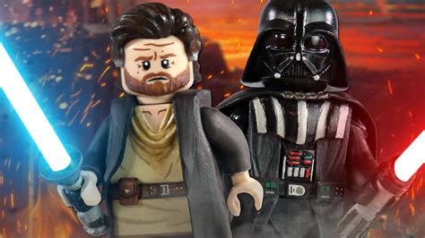 Custom Lego Star Wars Obi Wan Kenobi And Darth Vader Minifigures Youtube