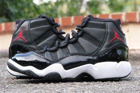 Air Jordan 11 Black Leather Sample Surfaces Sneaker Freaker