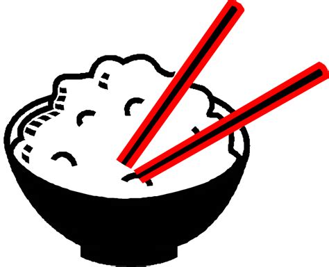 Download Rice Bowl Chopsticks Royalty Free Vector Graphic Pixabay