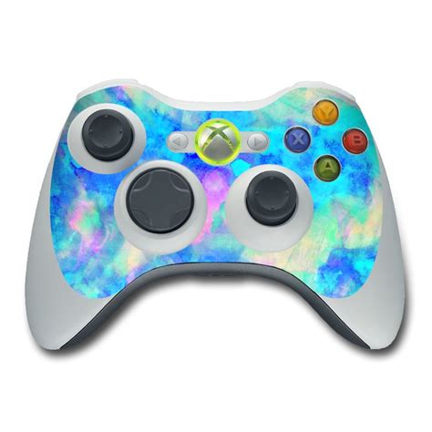 Xbox 360 Controller Skin Electrify Ice Blue By Amy Sia Decalgirl