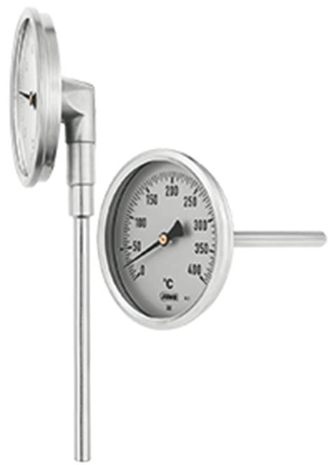 Thermomètres à cadran JUMO, exécution industrielle (608002)