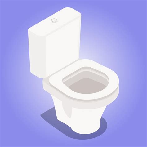 Premium Vector Art Illustration Sitting Toilet Vector