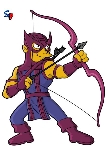 Springfield Punx Marvel Comics The Avengers Hawkeye