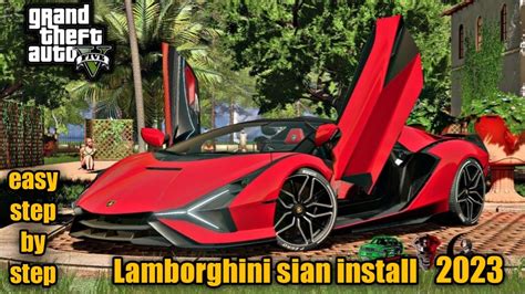 How To Install Techno Gamerz Lamborghini Sian Mod In Gta 5 Easy Step
