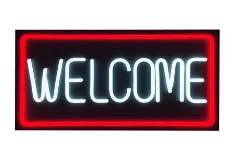 Led Welcome Bz B067 Sign