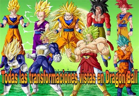 🌍todas Las Transformaciones Vistas En Dragon Ball🌍 Dragon Ball