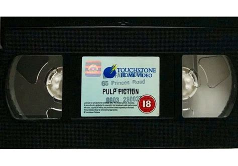 Pulp Fiction 1994 On Touchstone Home Video United Kingdom Vhs Videotape