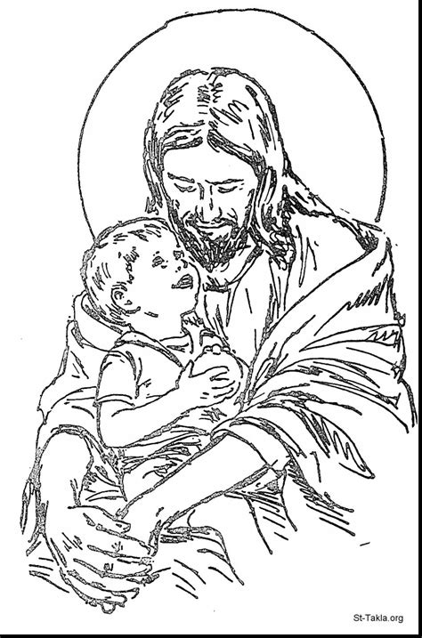 Jesus Christ Coloring Pages At Free Printable