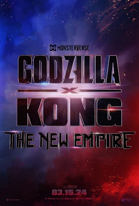 Godzilla X Kong The New Empire March 29th 2024 Movie Trailer Cast