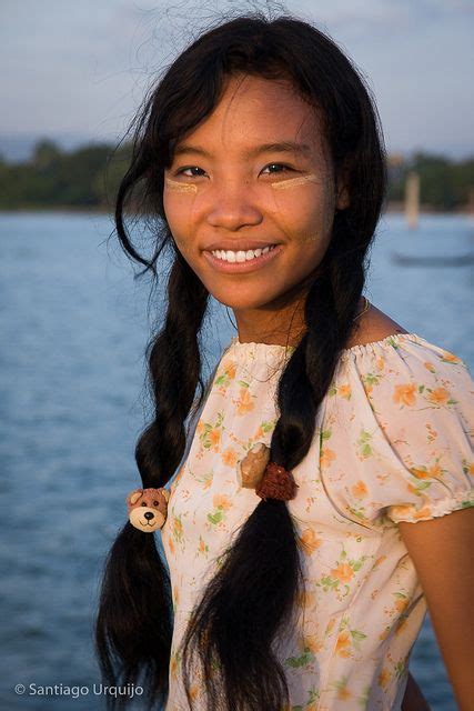 Young Beautiful Burmese Woman People Photography Beauty Around The