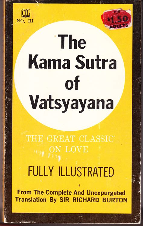 The Kama Sutra Of Vatsyayana By Vatsyayana And Sir Richard Burton