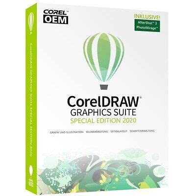 Corel Draw Graphics Suite Special Edition Oem Aftershot Deutsch