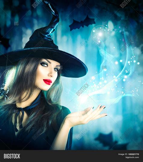 Halloween Witch Magic Image And Photo Free Trial Bigstock