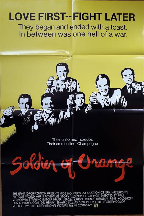 Superb poster prints with great minimalist design. Soldaat van Oranje (1977) (poster USA) | Soldaat, Oranje ...