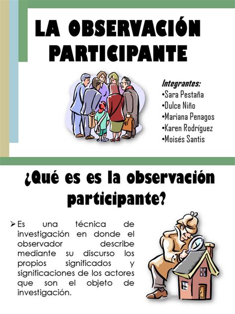 Observacion Participante Pdf Conocimiento Información