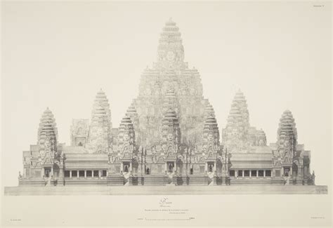 Vol1 Plate 5 Building Illustration Architecture Drawing Angkor Wat