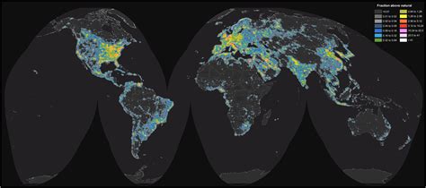 new map highlights global problem of light pollution canadian geographic