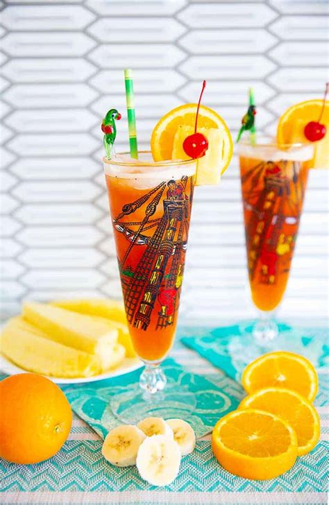 Classic Rum Runner Cocktail The Kitchen Magpie