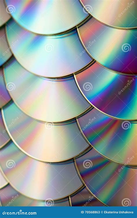 Cd And Dvd Data Background Stock Image Image Of Shiny 70568863