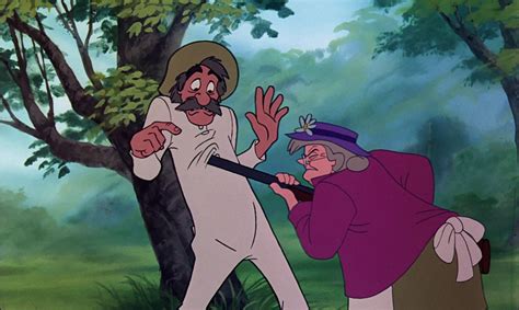 Amos And Widow Tweed ~ The Fox And The Hound 1981 Disney Movie
