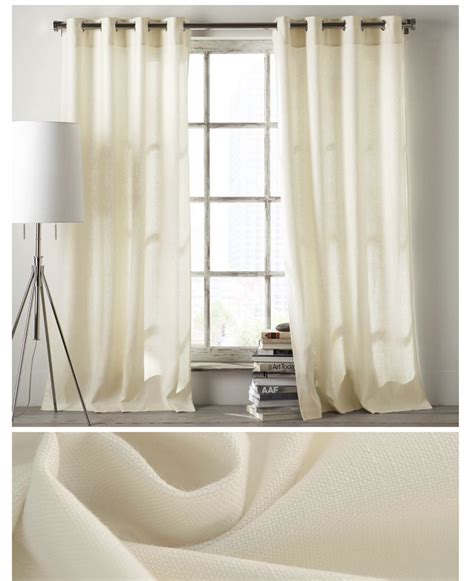 Simple Natural Linen Conference Room Curtain Styles For Dubai Window