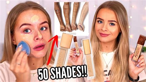 NEW URBAN DECAY STAY NAKED FOUNDATION CONCEALERS HOUR WEAR TEST