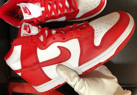 New Images Of The Nike Dunk High ‘university Red Sneakers Cartel