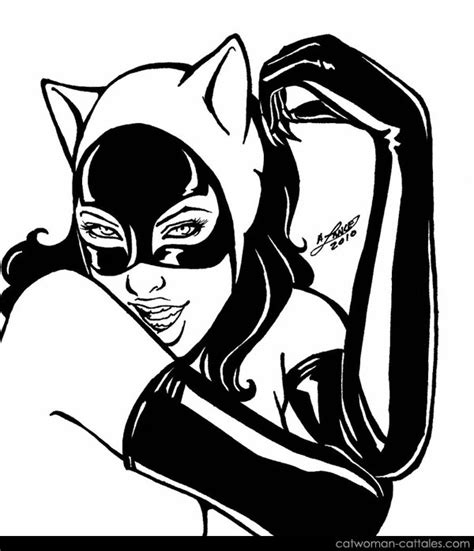 Catwoman Black And White Way Down Deep