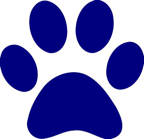 Free Image On Pixabay Print Dog Bear Paw Blue Berenpoten