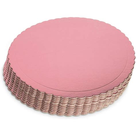 12 Pack Scalloped Cake Boards 12 Inches Round Cardboard Cake Base
