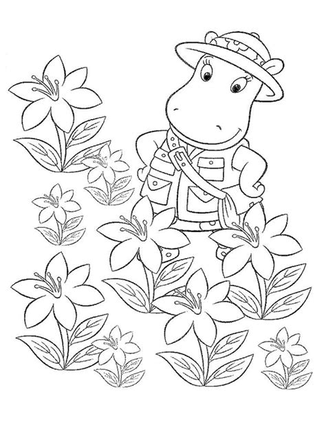 Backyardigans Coloring Pages Free Printable Backyardigans Coloring Pages